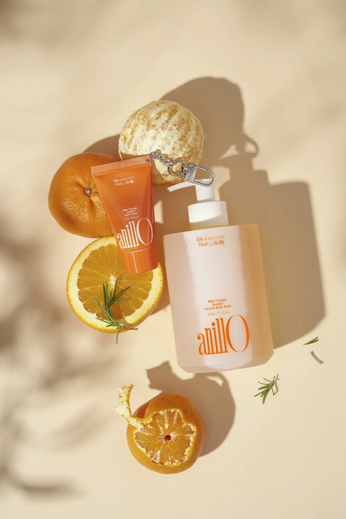 AnillO Bitter Orange Scented Hand Cream (Keychain) – rankų kremas, 25 ml