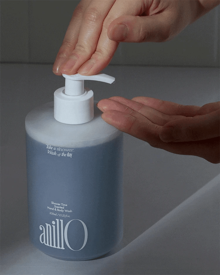 AnillO Shower Time Scented Hand & Body Wash – kūno ir rankų prausiklis, 450 ml