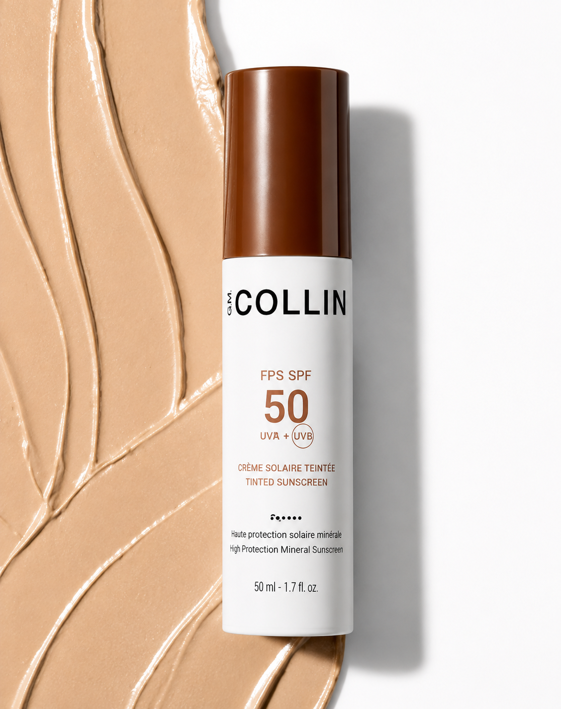 G.M. Collin SPF 50 Tinted Sunscreen apsauginis kremas su atspalviu, 50 ml
