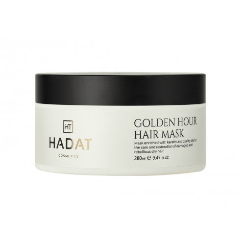 Hadat Cosmetics Golden Hour intensyviai atkuriamoji plaukų kaukė, 280 ml