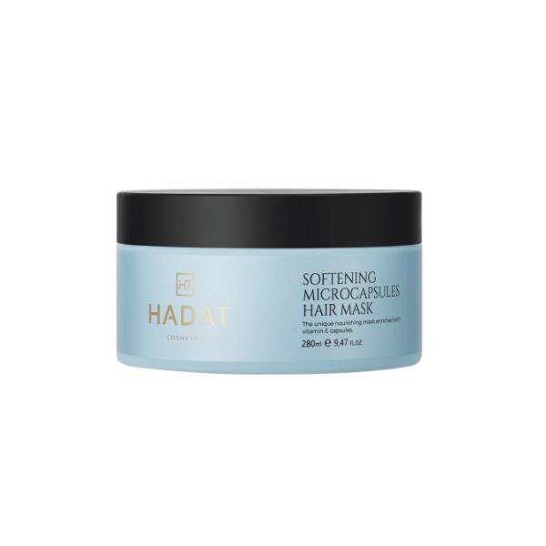 Hadat Cosmetics minkštinanti plaukų kaukė su mikrokapsulėmis, 300 ml