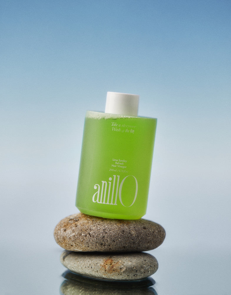 AnillO Lime Sunday Refresh Hair Vinegar – gaivinantis plaukų actas (skalavimo priemonė), 200 ml