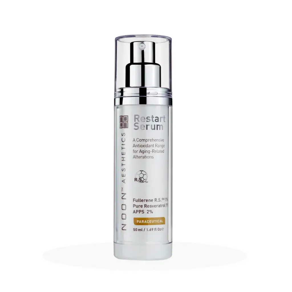 noon restart serum antioksidacinis veido serumas senejimo pozymiams mazinti 50 ml