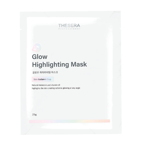 Thesera Glow švytėjimo suteikianti veido kaukė, 10x25 g