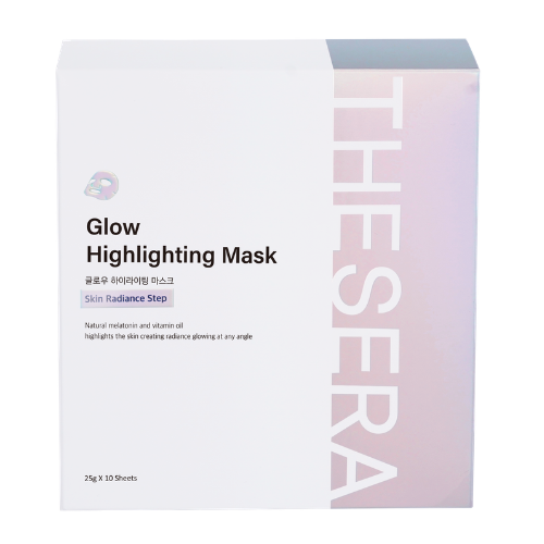 Thesera Glow švytėjimo suteikianti veido kaukė, 10x25 g