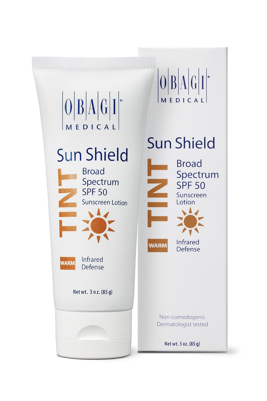 Obagi Medical Sun Shield Tint Warm SPF 50 apsauginis kremas nuo saulės su atspalviu, 85 g