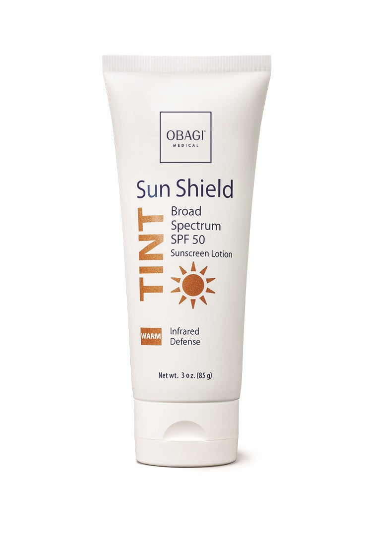 Obagi Medical Sun Shield Tint Warm SPF 50 apsauginis kremas nuo saulės su atspalviu, 85 g
