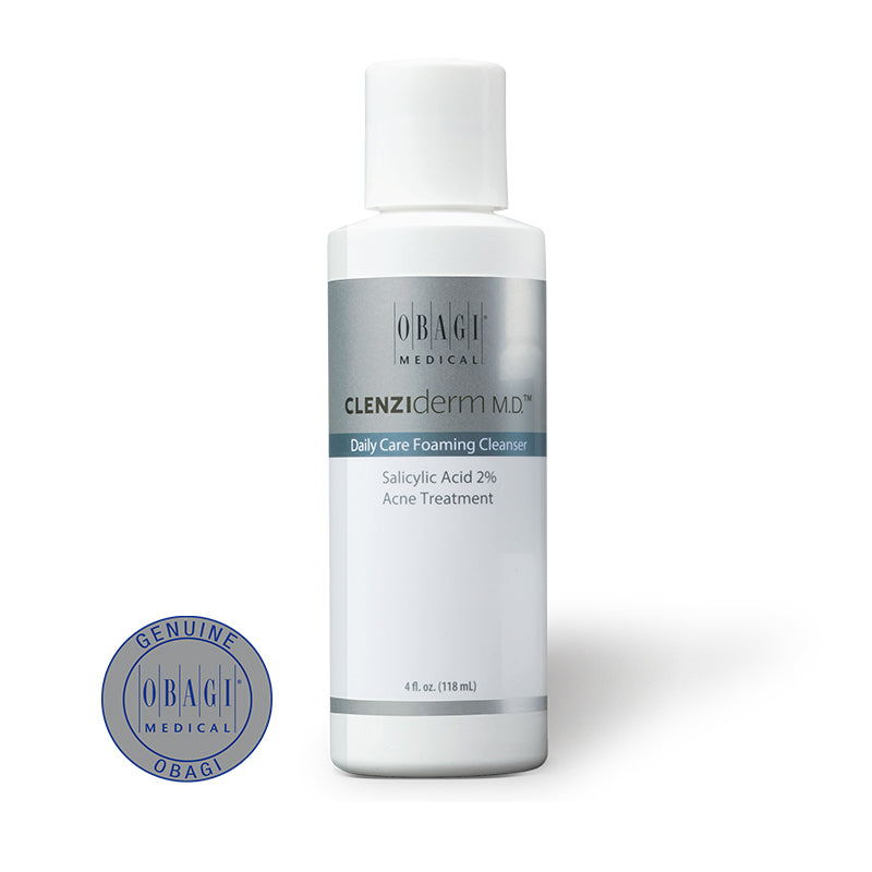 Obagi Medical CLENZIderm kasdienis putojantis prausiklis į spuogus linkusiai odai, 118 ml