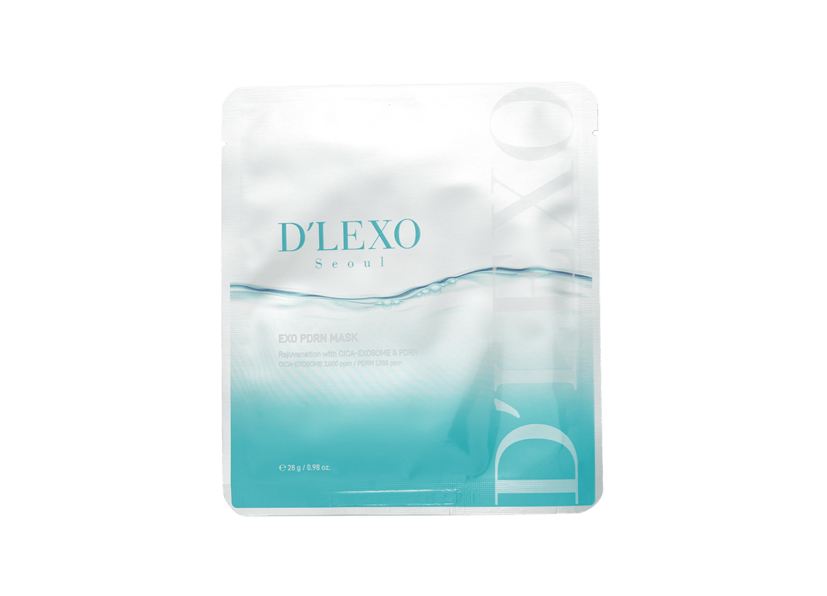 Dermaline Mask intensyviai drėkinanti ir stangrinanti lakštinė kaukė su PDRN ir egzosomomis, 28 g