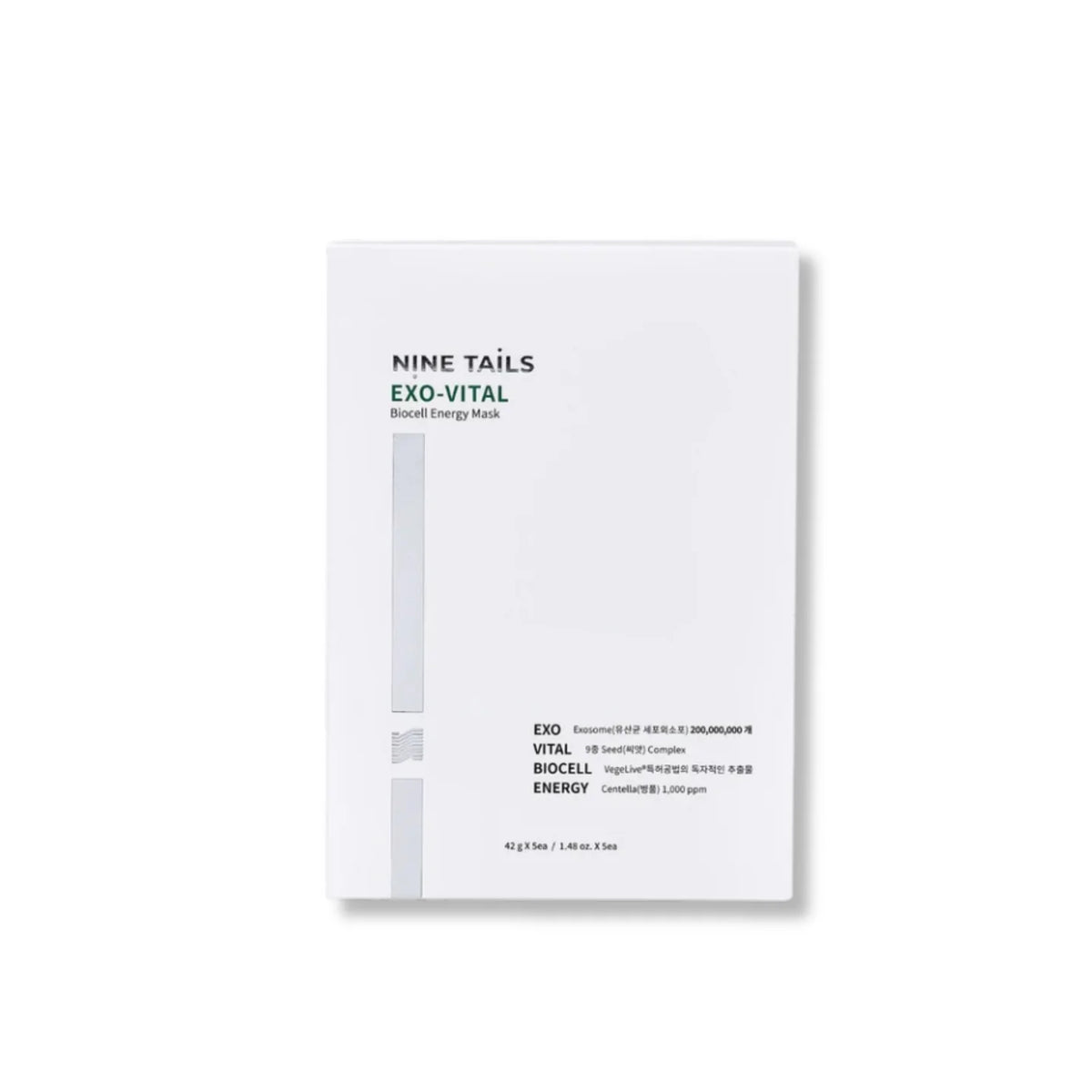 Nine Tails Exo-Vital intensyviai liftinguojanti drėkinamoji lakštinė kaukė, 42 g