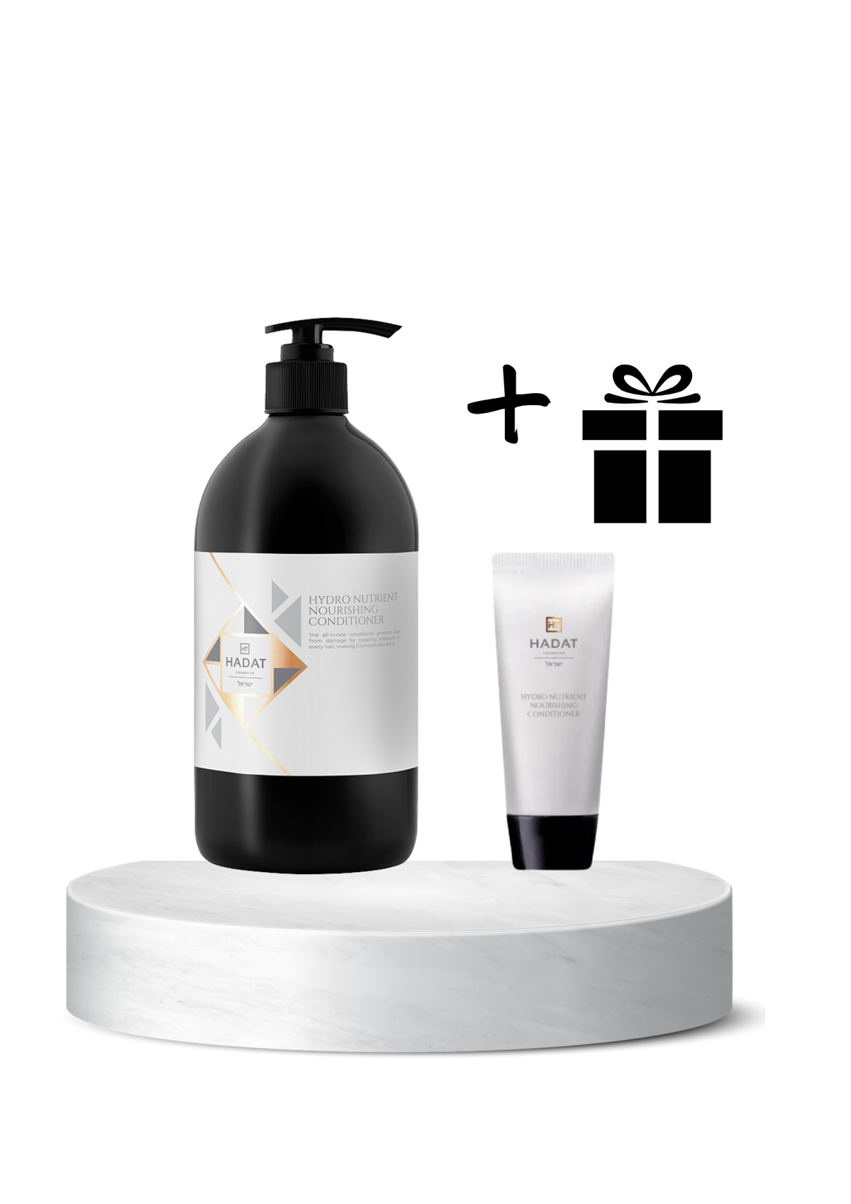 Hadat Cosmetics Hydro Nutrient Nourishing kondicionierius 800 ml + kelioninis 70 ml (dovana)