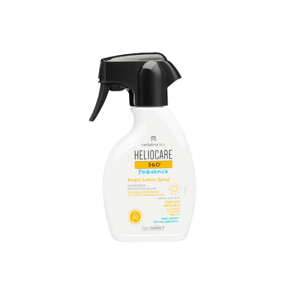 heliocare 360 pediatrics purskiama apsauga nuo saules atopinei vaiku ir kudikiu kuno odai