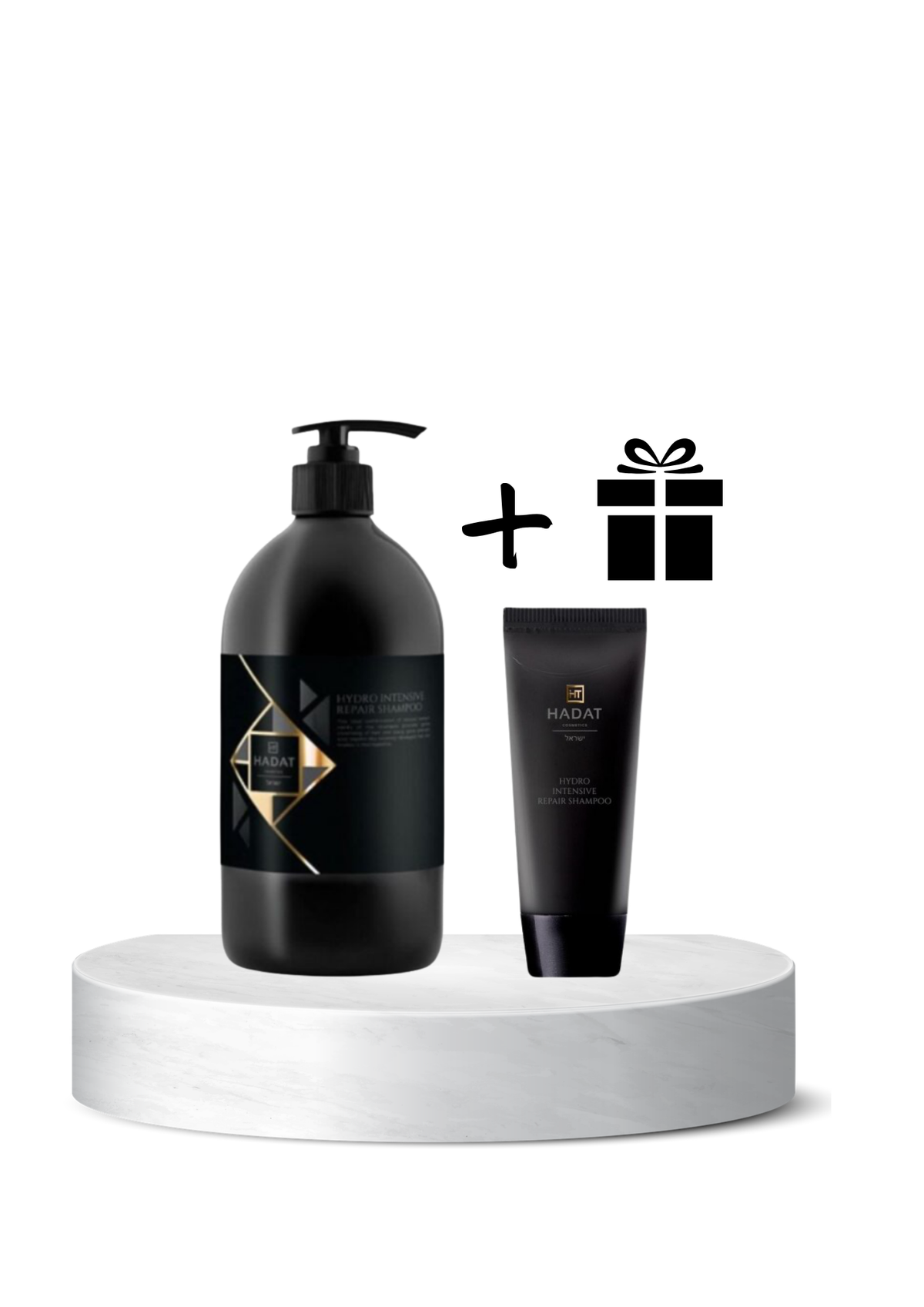 Hadat Cosmetics Hydro Intensive Repair šampūnas 800 ml + kelioninis 70 ml (dovana)