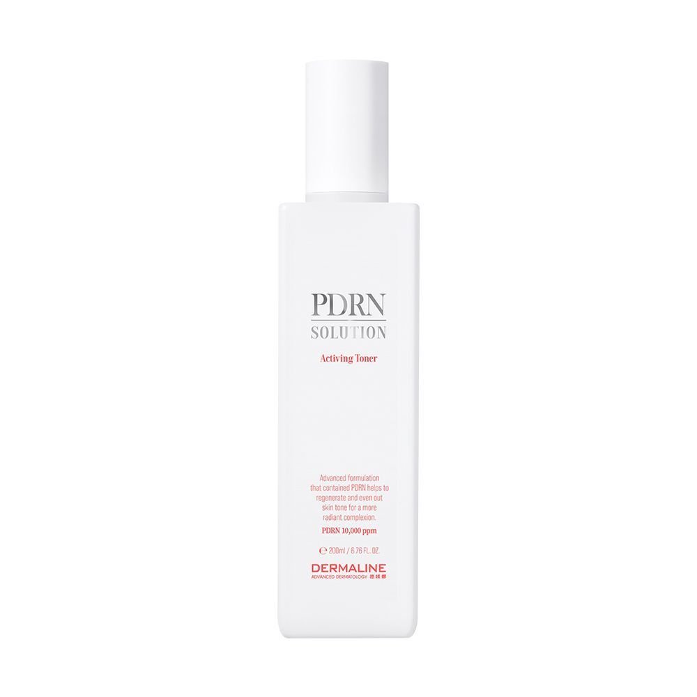 Dermaline PDRN Solution Tonic dvigubo poveikio, šviesinantis ir odos būklę gerinantis veido tonikas, 200 ml