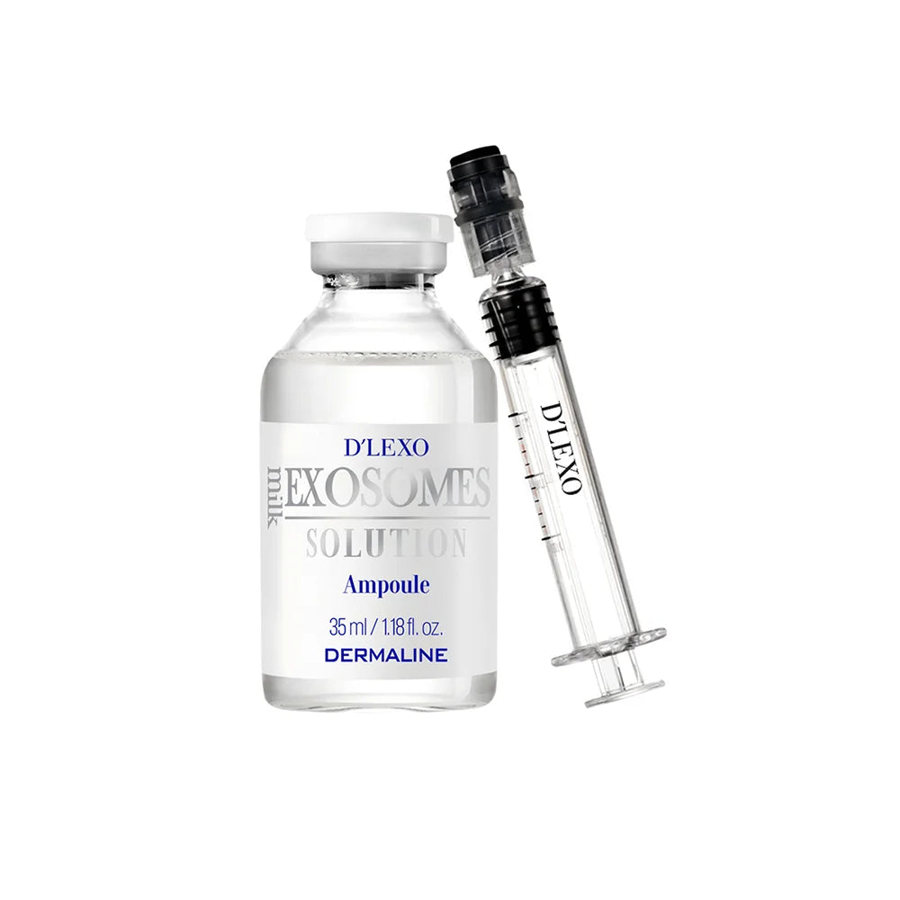 Dermaline D’Lexo Milk Exosomes Solution Ampoule su egzosomom, azijine centele ir adenozinu, 35 ml
